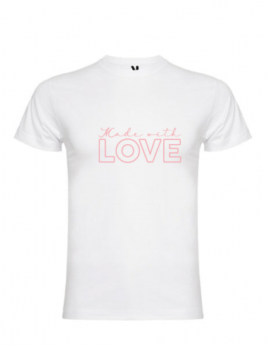 Camiseta Infantil Made with Love
